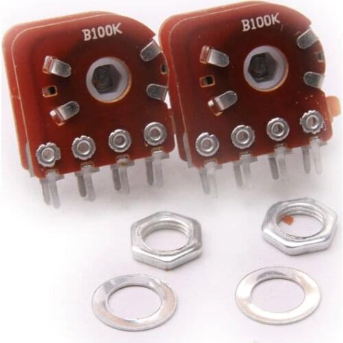 Glyduino WH148 B100K Double link 8 pins Linear Potentiometer Pot Single Joint for Arduino