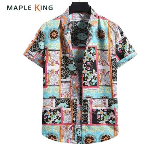 Мужские клечатые рубашки Maple King China At AliExpress