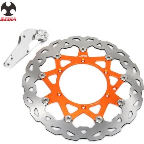Motorcycle 320MM Floating Brake Discs Rotor With Bracket For KTM SX XC XCW XCF XCFW EXC 125 144 150 200 250 300 350 400 450 530