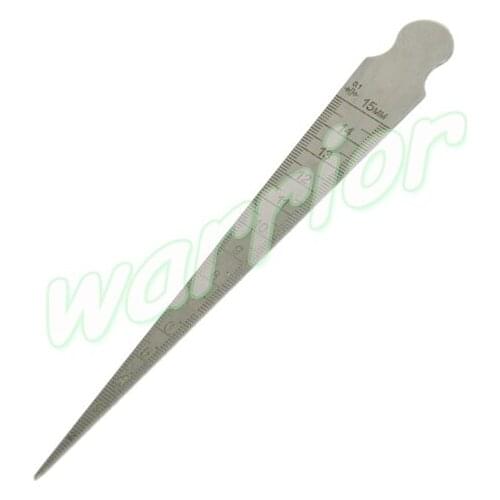 Stainless Taper Welding Gauge Gage Test Ulnar 1-15mm Welder Inspection Metric and British Imperial