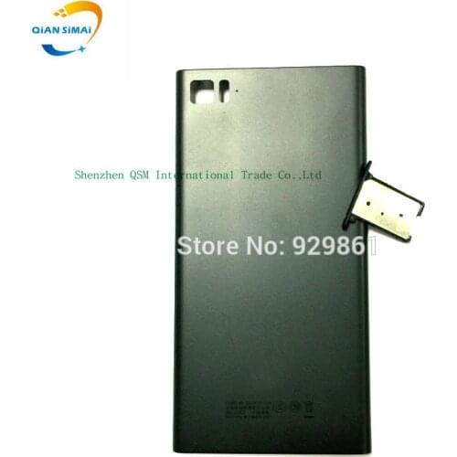 New Housing Back Case Battery Cover Door with Sim Card Tray For Xiaomi M3 3 Mi3 WCDMA Version Cell Phone 1set
