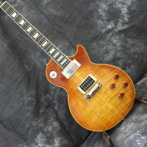 Wholesale custom shop 1959 R9 Tiger flame electric guitar, 59 standard high quality electric guitar free shipping