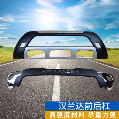 Suit For Used Specially 15-18 Models Bumper，the Front Rear Bumper of Highlander Are Refitted by