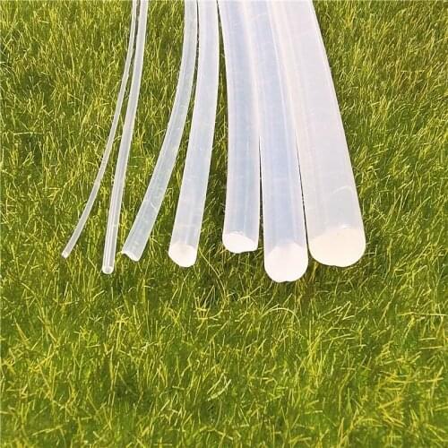 Different size clear round silicone sealing strip high temperature resistance silicone rubber sealing strip round rubber strip