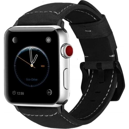 For Apple Watch series 4 Band Genuine Leather Replacement iwatch wrist Strap correa for apple watch series 5 40mm 44mm bracelet