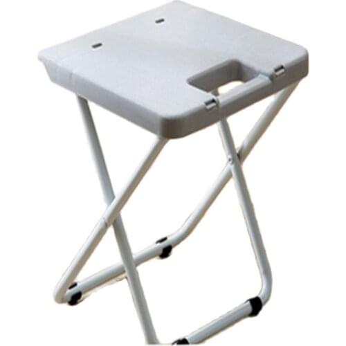 Folding stool portable travel Adult plastic small chair home folding chair bench