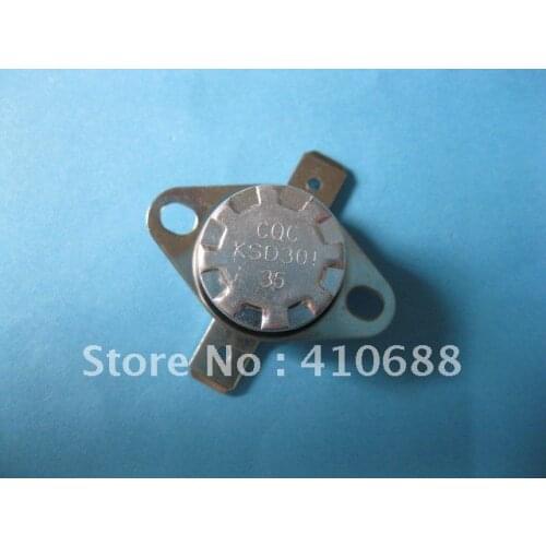 Temperature Switch Thermostat 35 degree N.O. KSD301 Hot Sale 5 pcs per lot