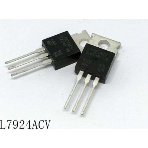 Three - end regulator tube L7924ACV TO-220 1A/24V 10pcs/lots new in stock
