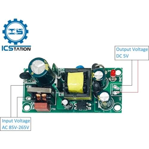 10W AC-DC Switching Power Supply Board Step Down Module Buck Converter Voltage Transformer Regulator AC 85-265V to DC 5V