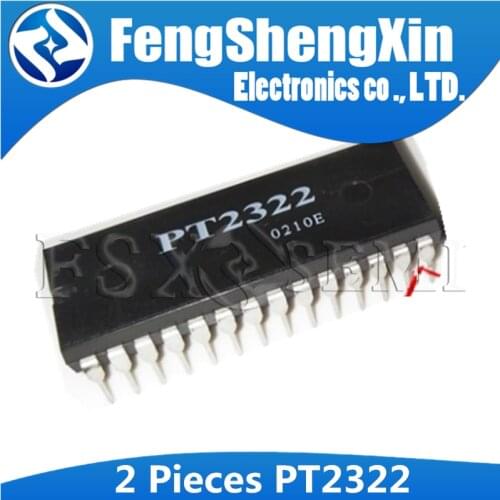 2pcs PT2322 DIP-28 2322 DIP 6-Channel Audio Processor IC