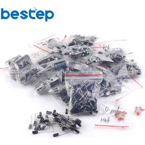 21 Value Capacitor Assortment Kit 500pcs (0.22~4700uF)