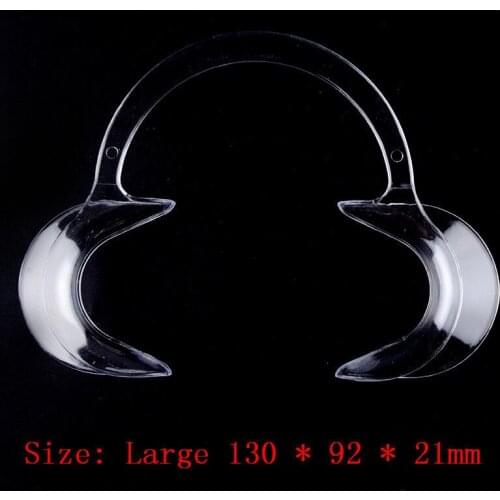 5 PCS C-Shape Dental Intraoral Mouth Openers Teeth Whitening Lip/Cheek Retractors Large Size