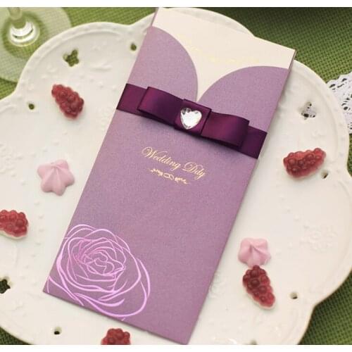 50Pcs Luxury Quality Festive Wedding Invitation Card Customization Romantic Wedding Invitation Birthday Business Party Cards