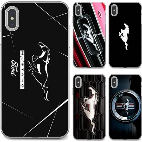 Ford-Mustang-GT-Concept-Boss-Logo For Samsung Galaxy S7 S8 S9 S10E S20 FE Note 10 20 Edge Lite Plus Ultra Case
