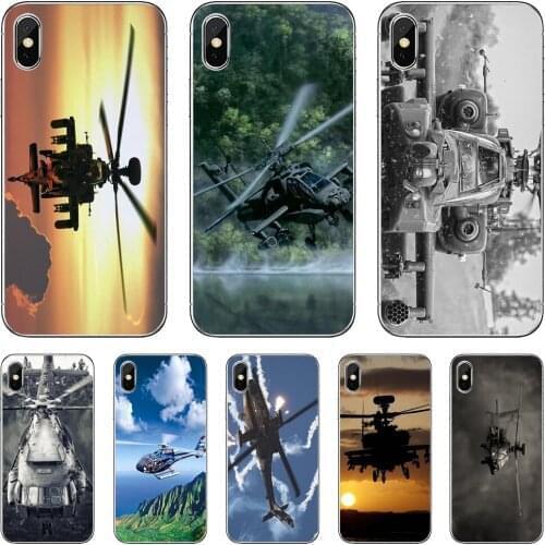 Apache-Helicopters-sunset-fighter Phone Cover For Xiaomi Mi A1 A2 A3 5X 6X 8 9 9T 10 10T 11 Lite SE Pro