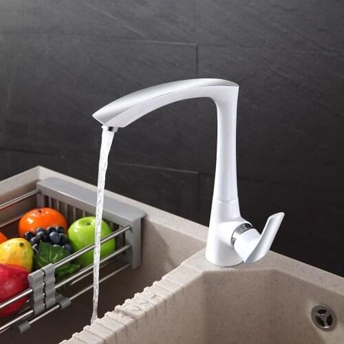 Black Kitchen Faucets Brass Kitchen Sink Water Faucet 360 Rotate Swivel Faucet Single Holder Single Hole Mixer Tap 3120