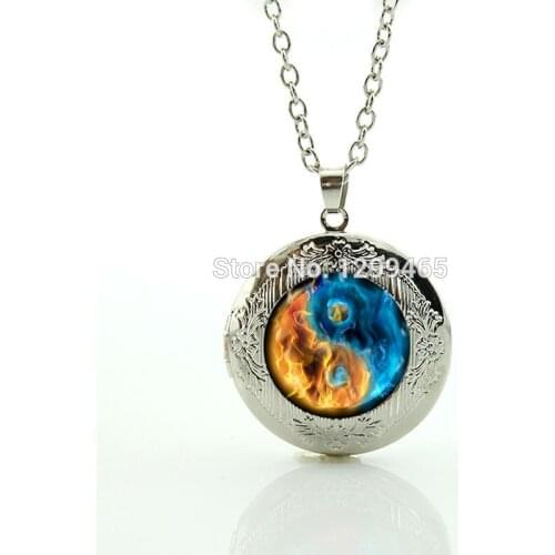 Collares Chinese Taoism Sign Ancient Eight Diagrams Jewelry Yinyang Picture Taiji Souvenirs Gift To Give Best Friends N 818