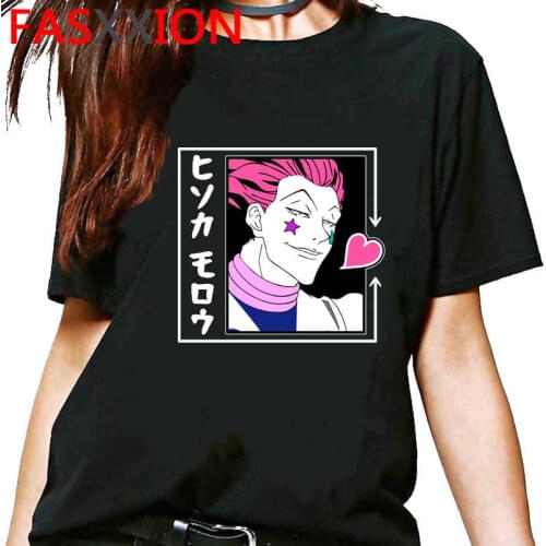 Hunter x Hunter Killua Zoldyck Kurapika Hxh Devil Eye clothes men casual couple streetwear print summer top harajuku