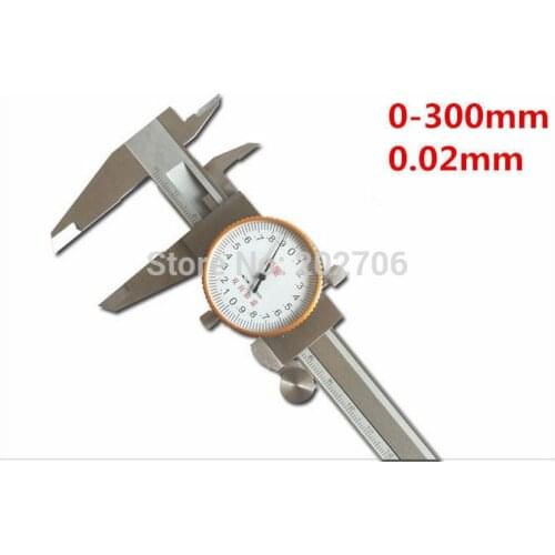 12inch precision dial caliper 0-300mm hole sealing dial vernier caliper micrometer gauge