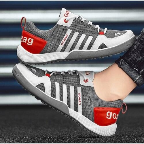 Winter Walking Shoes Men sneakers fashion men shoes Breathable shoes for men red Canvas shoes men Non-Leather Casual Shoes