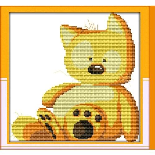 Garfield cross stitch kit cartoon 14ct 11ct count print canvas stitches embroidery DIY handmade needlework plus