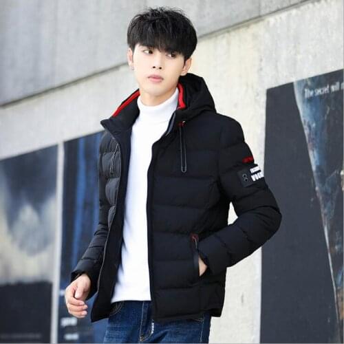 2020 New Winter Mens Jackets Cotton Padded Overcoat for Male Hats Cotton Jacket Outer Wear Clothing