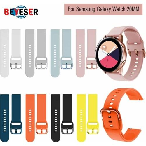 20mm Quick Release Watch Band Sport Watch Band for Samsung Galaxy Watch Active 2 Band Galaxy 40mm 42mm Strap Classic S2 Sport