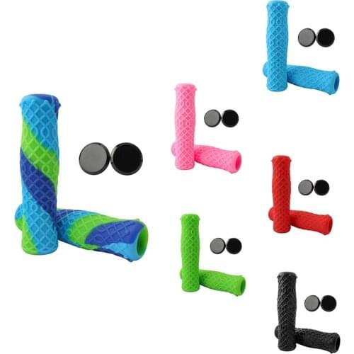 Cycling Handlebar Bicycle MTB Anti-Skid Shock-Absorbing Soft Bike Grips