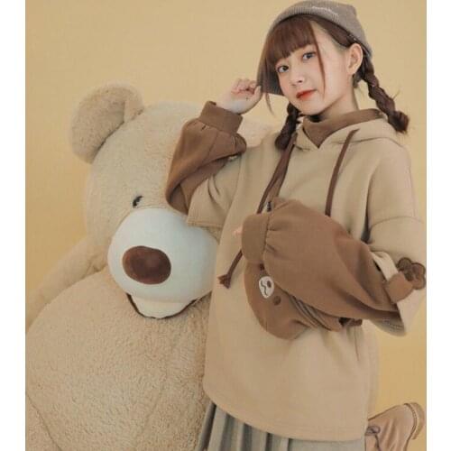 2 Pieces Sets Womens Hoodies Solid Color Long Sleeve Blouse Casual Sweatshirt Loose Cotton Tops Fashion Tracksuit