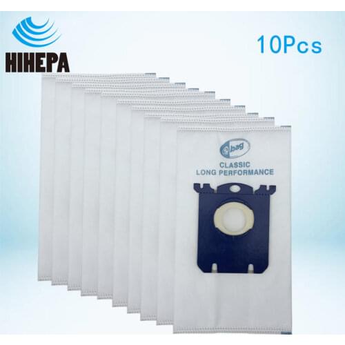 10 Vacuum Cleaner Dust Bags fit Philips,Volta, Tornado,AEG & Electrolux S-Bag Classic Long Performance Part #E200,E201,GR200S