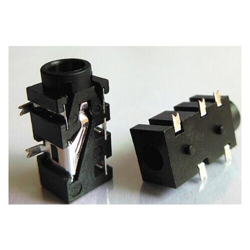 10PCS 3.5mm Female Audio Connector 5 Pin SMT SMD Headphone Jack Socket PJ-327F