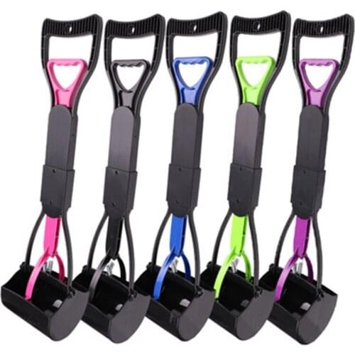 20pcs/lot New pet toilet long handle foldable portable environmental cleaning products dog toilet clip toilet