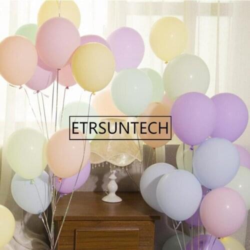 2000pcs 10inch Macarons Latex Balloons Romantic Wedding Decorations Valentines Day Party Decor Supplies