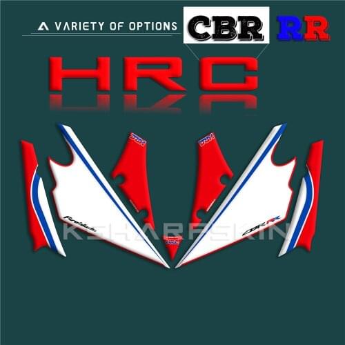 3D Gel Motorcycle Front Fairing Sticker Protector Number Board decals for Honda CBR1000RR 2017-2019 fireblade HRC cbr 1000 rr