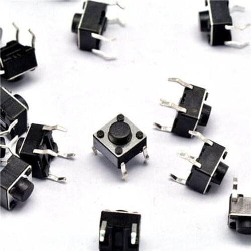 6 * 6 * 5mm touch switch Vertical four leg micro switch / key switch (50pcs)