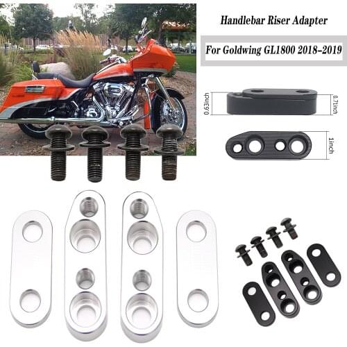Motorcycle Handle Bar Clamp Adapter Mount Handlebar Riser For Honda Gold Wing GL1800 GL 1800 F6B 2001-2017 2016 2015 2014 2013