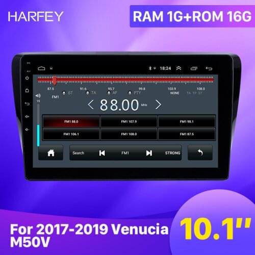 Harfey car GPS Radio Android 9.1 10.1 inch for 2017 2018 2019 Venucia M50V With HD Touchscreen support Carplay Backup camera