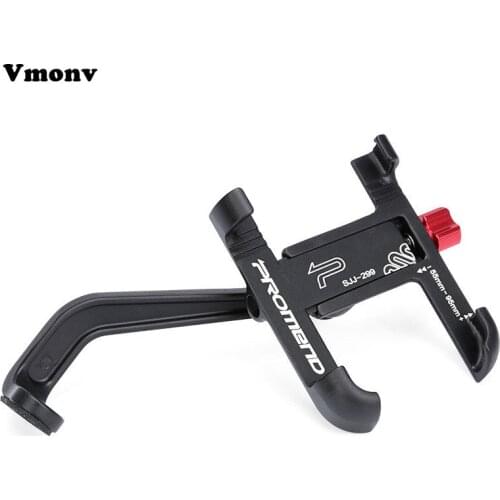 Vmonv Aluminum Alloy Motorcycle Bicycle Rearview Phone Holder For iPhone X 8P Universal Bike Handlebar Stand Sansung S8 S9 Mount