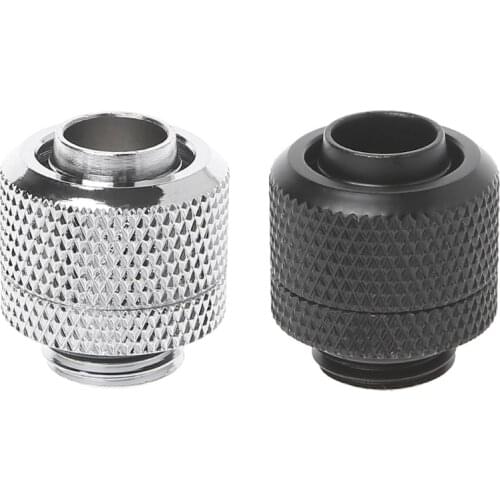 G1/4 3/8"ID X 1/2"OD 9.5x12.7mm Tubing Hand Compression Fittings Water Cooling