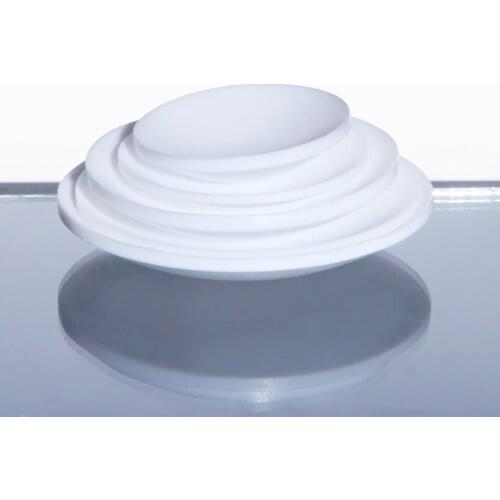 Lab PTFE Watch Glass F4 Round Dish Polytef Beaker Covers Cap Acid and Alkali Resistance and High Temperature Resistance