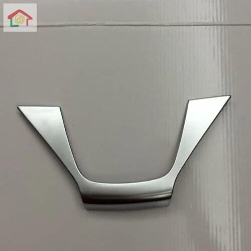 For Hyundai NiNth sonata 2015 2016 2017 ABS Matte Car Steering Wheel Frame Cover Trim Plate Sticker Accessories 1pcs