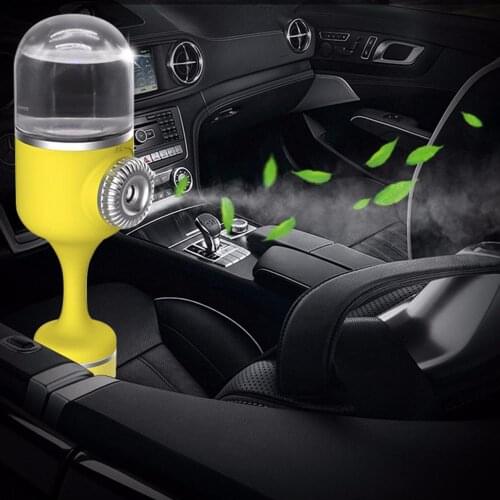Mini Portable Car Humidifier Air Purifier Mist Maker Aroma Sprayer Fogger Steam Ultrasonic Humidifier Essential Oil Diffuser