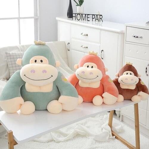 35/45CM Soft Plush Simulation Gorilla Orangutan Soft Stuffed Doll Toys Baby For Kids Children Birthday Gift Home Shop Decor
