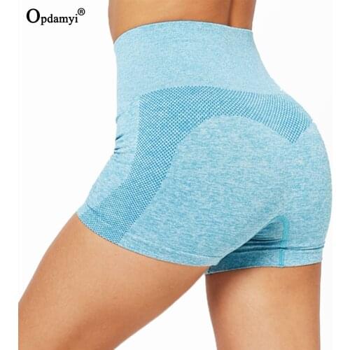 New Sporty Womens Shorts Seamless Yoga Pants Short Fitness Push Up Tigh Leggings Workout High Waist Gym Sports Running Shorts XL