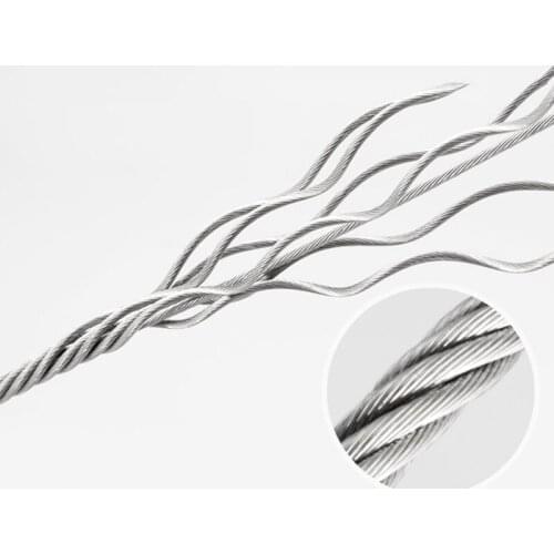 Wholesale Cheap High Tension Stainless Steel 7*19 Aircraft Cable Wire Rope With Low Price