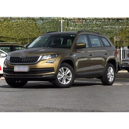 Stainless steel AUTO exterior accessories rear trunk steamer For 2017 SKODA KODIAQ