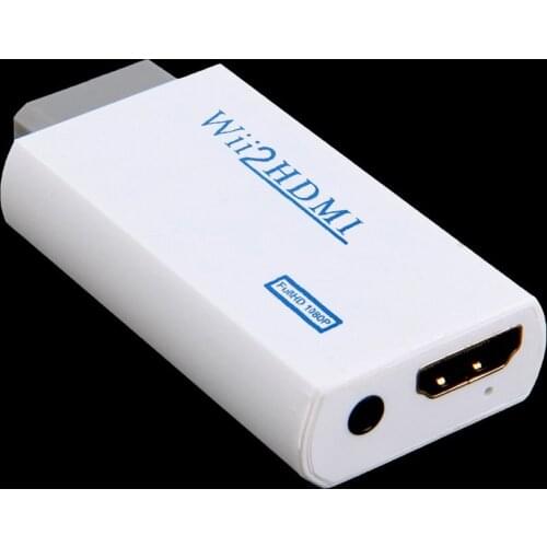 For Nintendo for Wii Hassle Free Plug and Play For Wii to HDMI-compatible 1080p Converter Adapter Wii2hdmi 3.5mm Audio Box