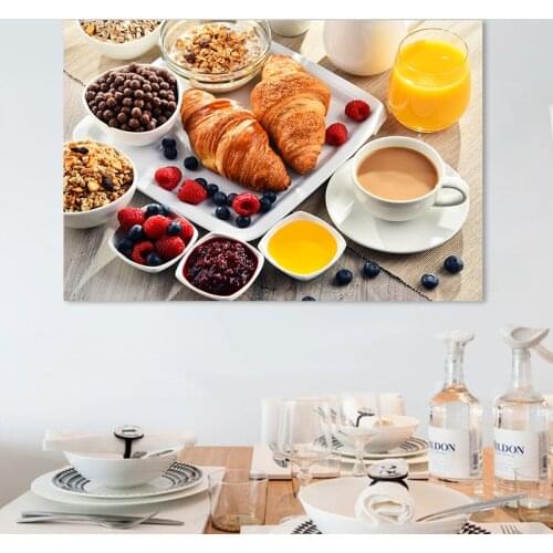 Food Bread Canvas Art Scandinavian Painting Posters and Prints Wall Picture For Dinning Room Nordic Kitchen Modern Home Décor
