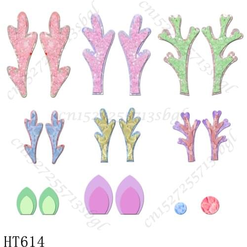 Antlers Cutting dies - New Die Cutting And Wooden Mold,HT614 Suitable For Common Die Cutting Machines On The Market