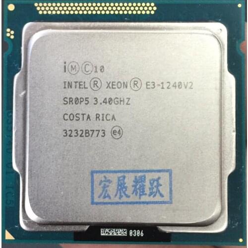 Intel Xeon Processor E3-1240 V2 E3 1240 V2 Quad-Core LGA1155 PC Computer Desktop CPU